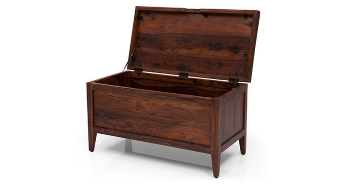 Norvik Storage Bench Teak Finish